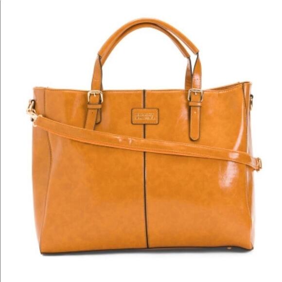 Badgley Mischa  Julia Faux Leather Tote Weekender - Picture 3 of 3